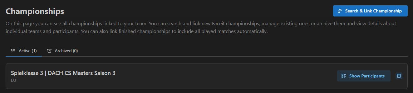 For Optimal Match Preparation